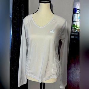 Women’s white M Adidas athletic shirt